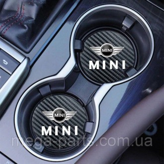 Опис Килимок у підсклянник BMW Mini (2 шт.)
	Килимок у підсклянник BMW Mini стан. . фото 3