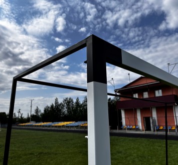 Нерозборні переносні футбольні ворота без сітки розміром 3*2м від українського в. . фото 4