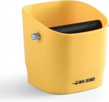 
Нок-бокс для кофейного жмыха MHW-3BOMBER, knock box настольный, 1.2 л, Желтый, . . фото 4