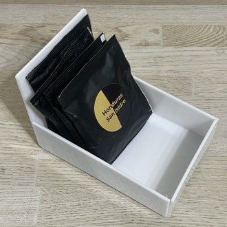 Компактный органайзер для дрип пакетов кофе, Белый, пластиковый, для чайных паке. . фото 6