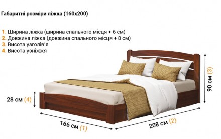 
Кровать из БУКа Селена Аури с механизмом от ТМ Эстелла
Деревянная кровать Селен. . фото 8