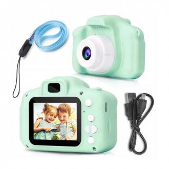 Цифрова камера із симпатичним дитячим дизайном дуже сподобається малюкам. Можлив. . фото 4