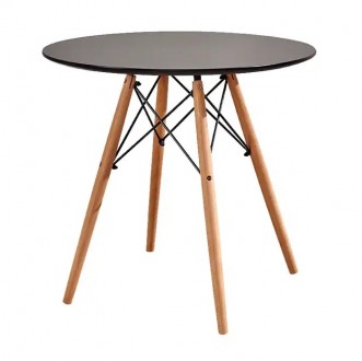 Обідній стіл круглий, стільниця з матеріалу ламінований МДФ, товщина стільниці 1. . фото 3