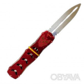 Нож деревянный «ВЫКИДУХА» СТРЕЛА RED
Материал: Березовая фанера разных оттенков,. . фото 1