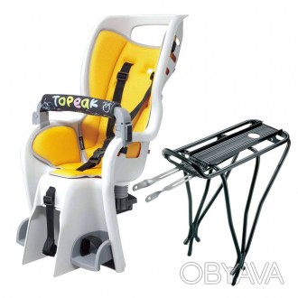 
Велокресло дитяче з багажником Topeak BabySeat II 26 "(TCS2204)
Крісло дитяче з. . фото 1