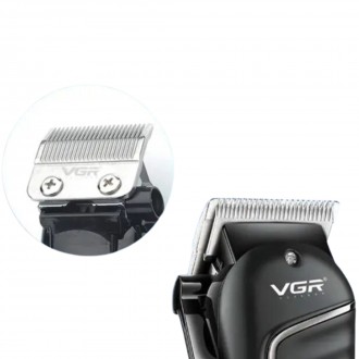 Машинка для стрижки волос электрическая аккумуляторная VGR + 4 Насадки
Качествен. . фото 9