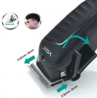 Машинка для стрижки волос электрическая аккумуляторная VGR + 4 Насадки
Качествен. . фото 11