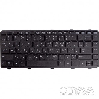 Клавіатура для ноутбука HP ProBook 430 G2, 440 G1, 630 G2 чорний, чорний фрейм 
. . фото 1