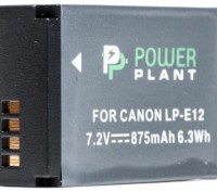 Акумулятор PowerPlant Canon LP-E12 875mAh. Бородянка. фото 1 Акумулятор PowerPlant Canon LP-E12 875mAh. Бородянка. фото 1