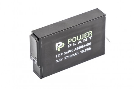 Акумулятор PowerPlant для GoPro ASBBA-001 2710mAh. Бородянка. фото 1 Акумулятор PowerPlant для GoPro ASBBA-001 2710mAh. Бородянка. фото 1