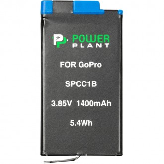 Акумулятор PowerPlant GoPro SPCC1B 1400mAh (декодований). Бородянка. фото 1 Акумулятор PowerPlant GoPro SPCC1B 1400mAh (декодований). Бородянка. фото 1