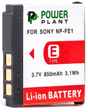 Акумулятор PowerPlant Sony NP-FE1 850mAh. Бородянка. фото 1 Акумулятор PowerPlant Sony NP-FE1 850mAh. Бородянка. фото 1