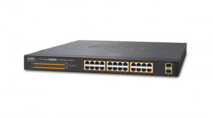 Гігабітний комутатор 2 рівня Planet GSW-2620HP (24-Port 10/100/1000Mbps 802.3at PoE+). Бородянка. фото 1 Гігабітний комутатор 2 рівня Planet GSW-2620HP (24-Port 10/100/1000Mbps 802.3at PoE+). Бородянка. фото 1