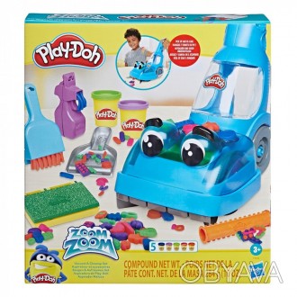 Пилосос Zoom Zoom — зручний помічник, який дійсно збирає шматочки Play-Doh! Діти. . фото 1