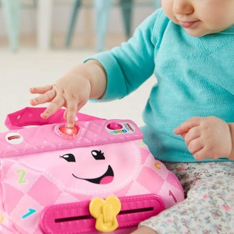 
	Інтерактивна сумочка для іграшок з 5 ігровими аксесуарами: телефон-брязкальце,. . фото 4