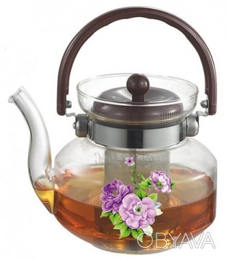 Чайник-заварник 1 л – это очень удобный и простой в использовании заварочный чай. . фото 1