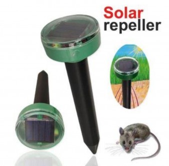 Відлякувач гризунів на сонячній батареї Solar Rodent Repeller ультразвукової
Від. . фото 2