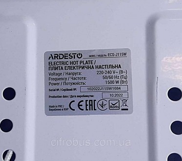 Ardesto ECS-J115W
Внимание! Комісійний товар. Уточнюйте наявність і комплектацію. . фото 6