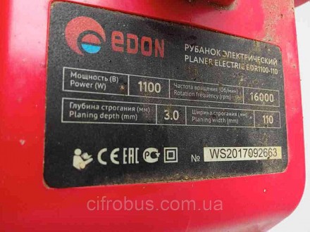 Edon EDR1100-110
Внимание! Комиссионный товар. Уточняйте наличие и комплектацию . . фото 3