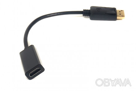 Кабель-перехідник PowerPlant DisplayPort - HDMI, 0.2 м
Адаптер HP DisplayPort-HD. . фото 1