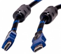 Відео кабель PowerPlant HDMI - HDMI, 7м, позолочені конектори, 1.4V, Nylon, Doub. Бородянка. фото 1 Відео кабель PowerPlant HDMI - HDMI, 7м, позолочені конектори, 1.4V, Nylon, Doub. Бородянка. фото 1