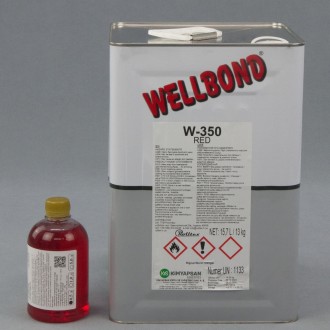 Клей Wellbond W-350 (под пульвер) на основе синтетического каучука, для тканей, . . фото 2