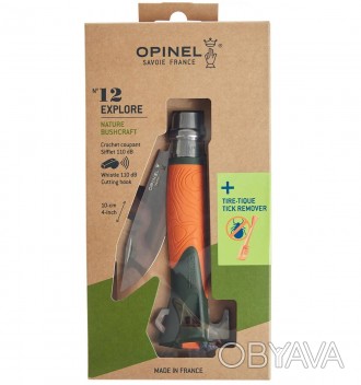 Нож Opinel №12 Explore Remover orange
Opinel 002454 - вместо огнива, как у преды. . фото 1