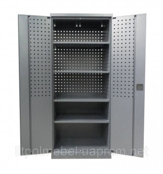 Инструментальный металлический шкаф для мастерской модели Swm 312 идеально подхо. . фото 3