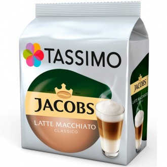 Кофе в капсулах Tassimo Jacobs Latte Macchiato Classico 8 порций, совместимые с . . фото 2