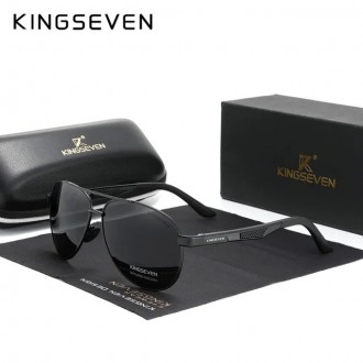 Оригінальні поляризаційні, сонцезахисні окуляри KINGSEVEN N7720 мають класичний . . фото 2