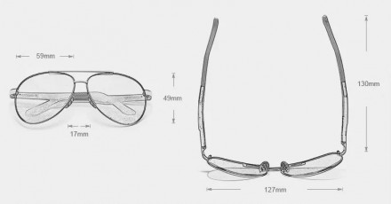 Оригінальні поляризаційні, сонцезахисні окуляри KINGSEVEN N7720 мають класичний . . фото 5