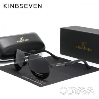 Оригінальні поляризаційні, сонцезахисні окуляри KINGSEVEN N7720 мають класичний . . фото 1