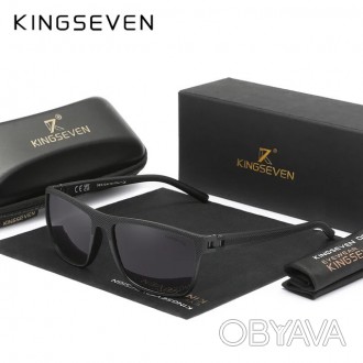 Оригинальные, поляризационные, солнцезащитные очки KINGSEVEN LC755 для мужчин им. . фото 1