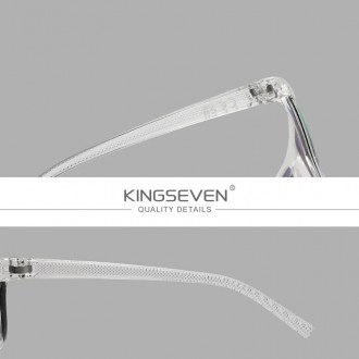 Оригинальные, поляризационные, солнцезащитные очки KINGSEVEN LC755 для мужчин им. . фото 5