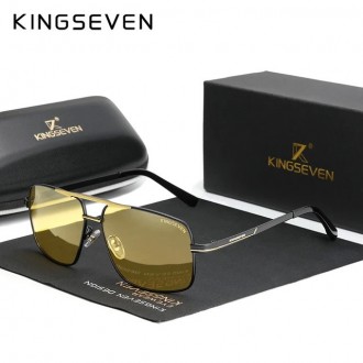Оригинальные поляризационные очки ночного видения KINGSEVEN N7891 для мужчин име. . фото 2
