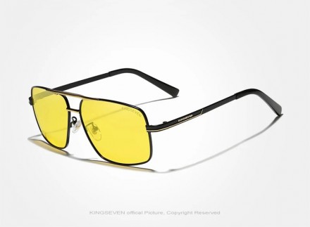 Оригинальные поляризационные очки ночного видения KINGSEVEN N7891 для мужчин име. . фото 4