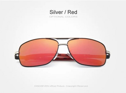 Оригінальні, поляризаційні, сонцезахисні окуляри KINGSEVEN N724 мають стильний д. . фото 3