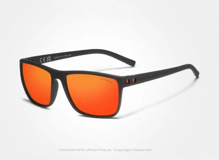 Оригінальні, поляризаційні, сонцезахисні окуляри KINGSEVEN LC755 мають новий сти. . фото 4