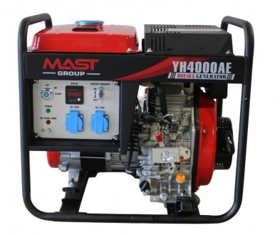 ОСОБЕННОСТИ:
Дизельный генератор MAST GROUP YH4000AE - мощный генератор для авто. . фото 3
