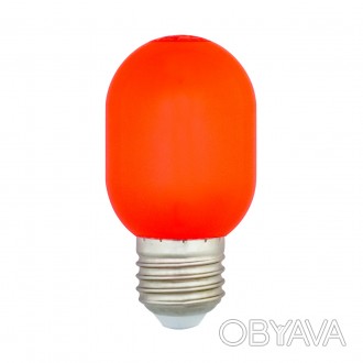 Лампа Светодиодная "COMFORT" 2W E27 A45 ( красная). . фото 1