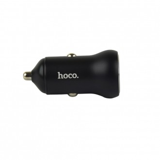 Автомобільний зарядний пристрій Hoco NZ5 Smooth road PD30W+QC3.0 car charger set. . фото 2