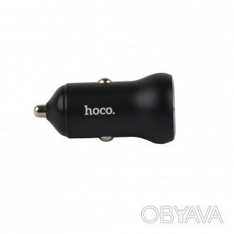 Автомобільний зарядний пристрій Hoco NZ5 Smooth road PD30W+QC3.0 car charger set. . фото 1
