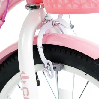 
Велосипед двухколесный с корзинокой 18 дюймов для девочки Corso Nice от 6 до 9 . . фото 6