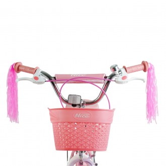 
Велосипед двухколесный с корзинокой 18 дюймов для девочки Corso Nice от 6 до 9 . . фото 5