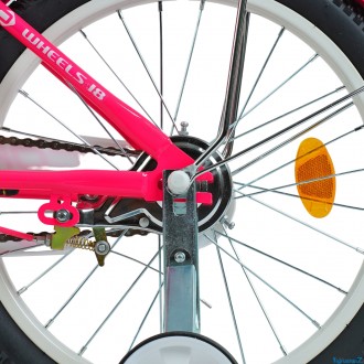 
Велосипед двухколесный с корзинокой 18 дюймов для девочки Corso Nice Pink от 6 . . фото 7