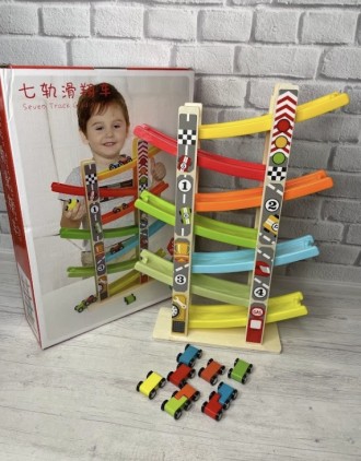 Трек-Спуск MD 44901 – это идеальная игрушка для детей, которые обожают гон. . фото 2
