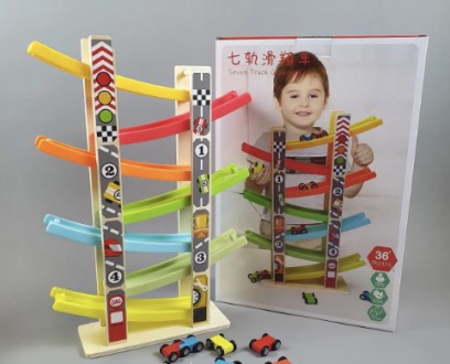 Трек-Спуск MD 44901 – это идеальная игрушка для детей, которые обожают гон. . фото 3