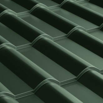 Плавні лінії металочерепицінадають ніжності дизайну даху будь-якої форми і склад. . фото 4