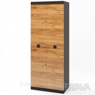 Шкаф распашной Соната-800 изготовлен из ламинированного ДСП, толщиной 16 мм, кро. . фото 1