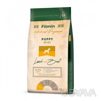 Fitmin Dog Lamb&Beef Mini Puppy та любов – це все, що потрібно для цуценят віком. . фото 1